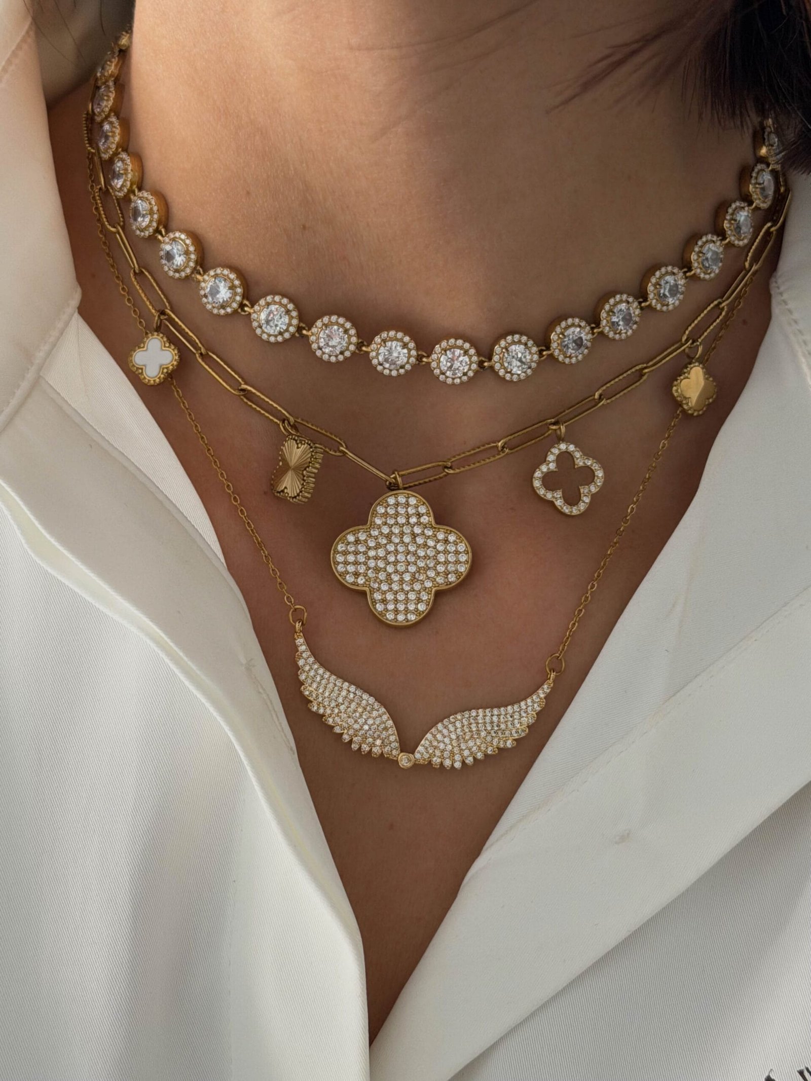 ΚΟΛΙΕ Angelic Wing Pendant - Image 4