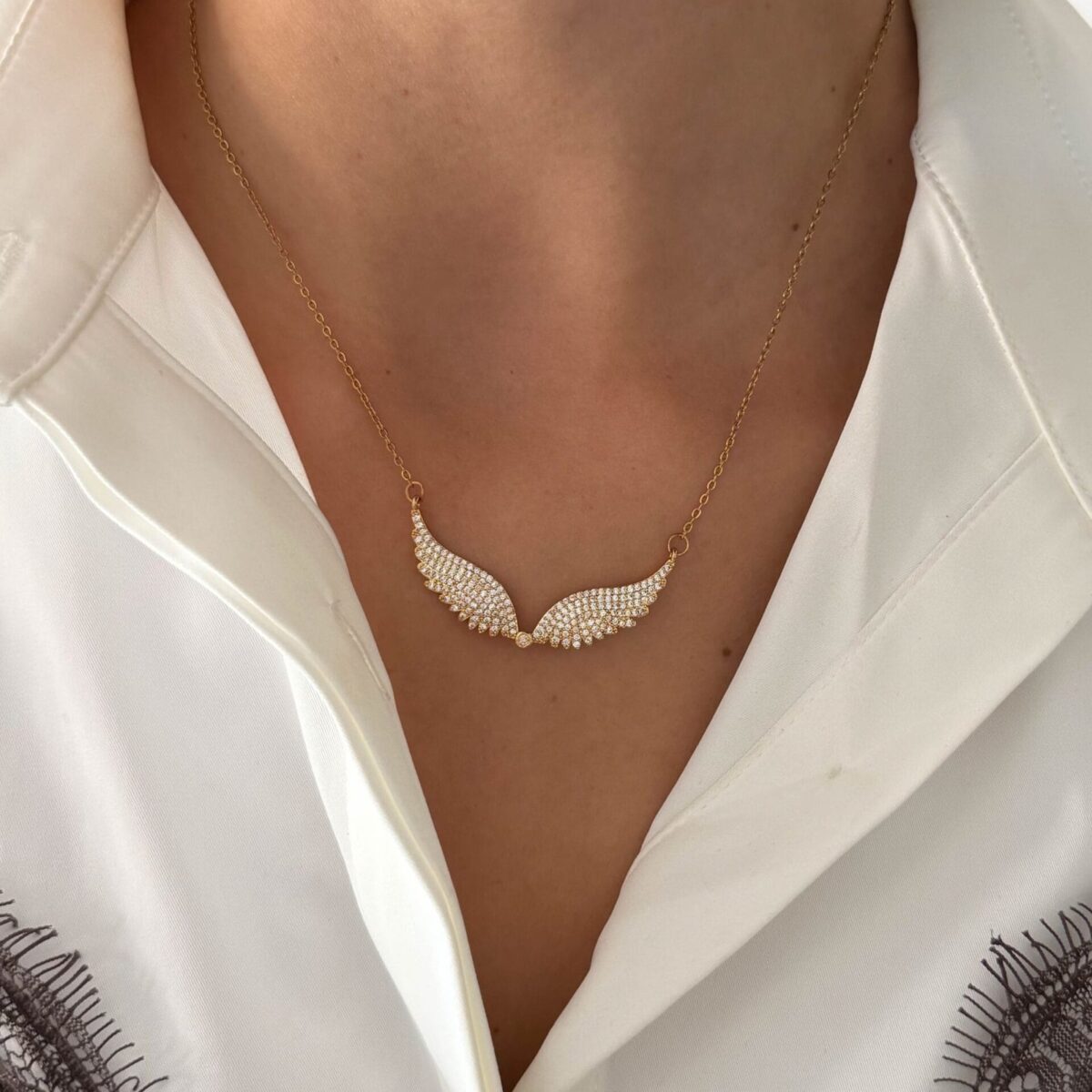 ΚΟΛΙΕ Angelic Wing Pendant