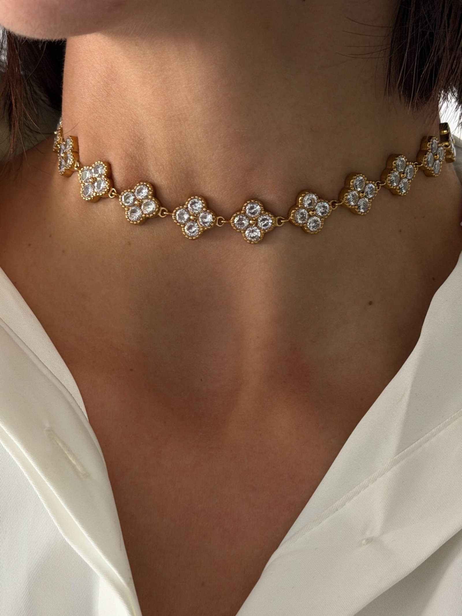 ΚΟΛΙΕ Radiant Clover Choker