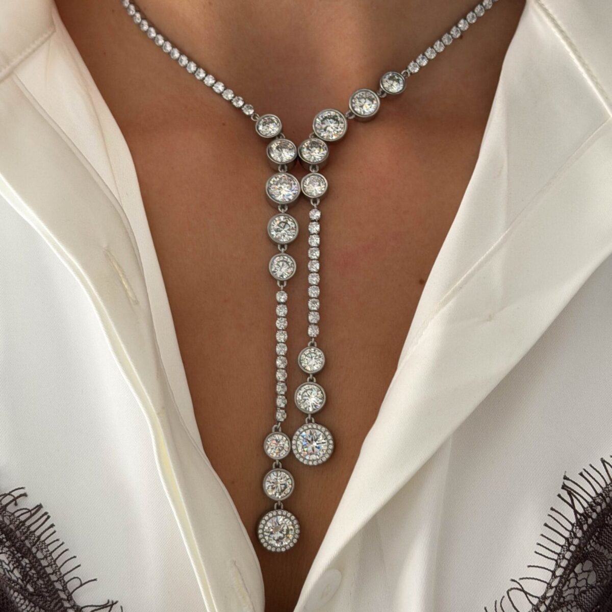 ΚΟΛΙΕ Crystal Cascade Lariat