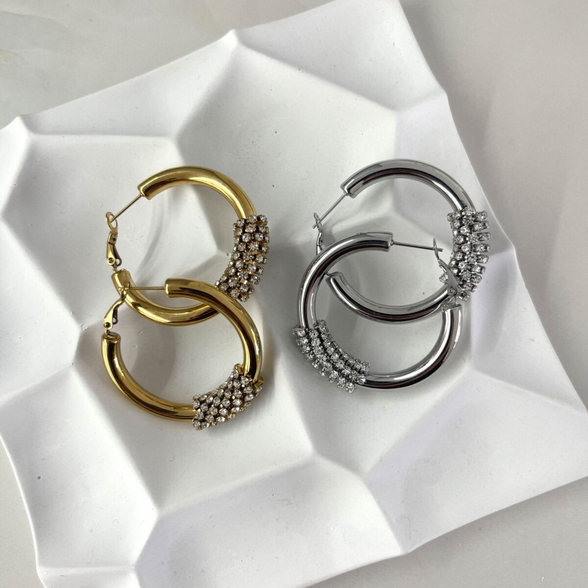 Crystals hoops
